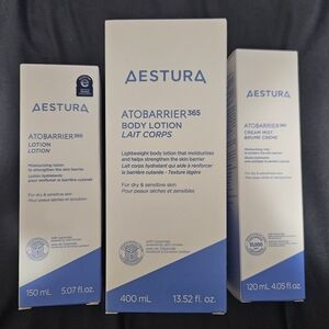 AESTURA LOT - ATOBarrier Body Lotion + ATOBartier Cream Mist + ATOBarrier Lotion